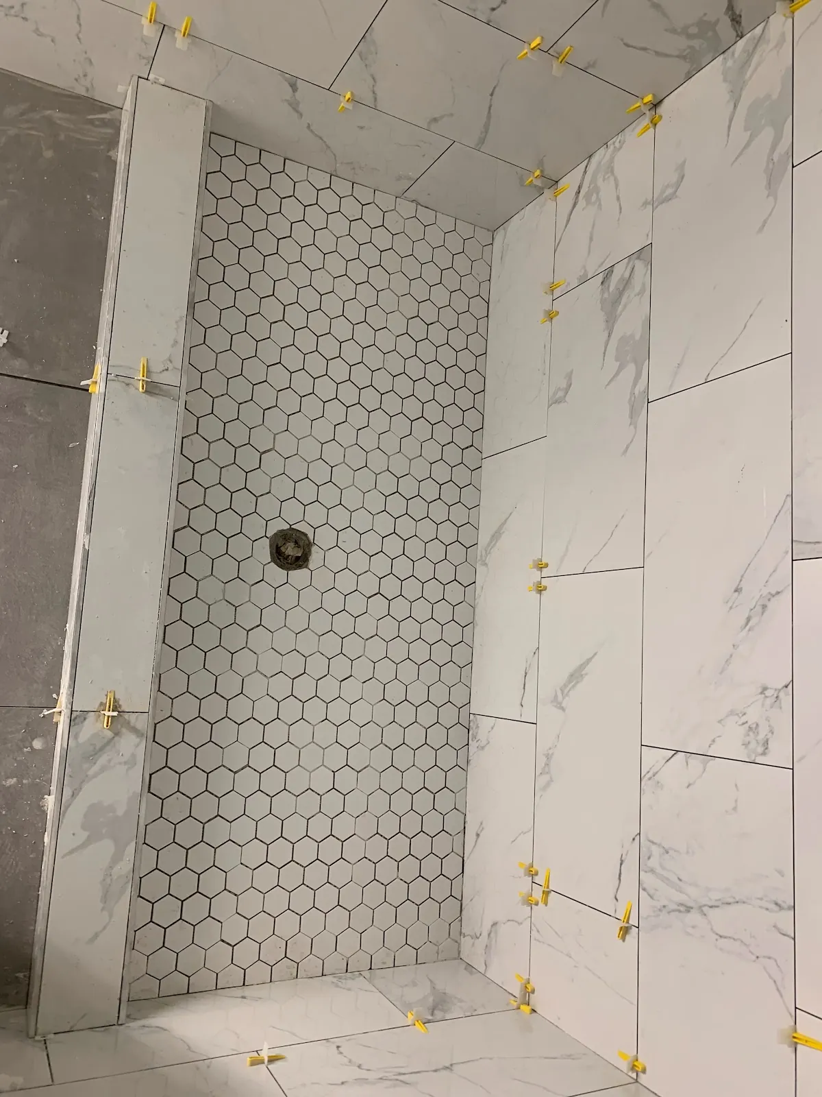 Bathroom Build-Out From Rough Plumbing to a Tiled Marble Shower in Queens