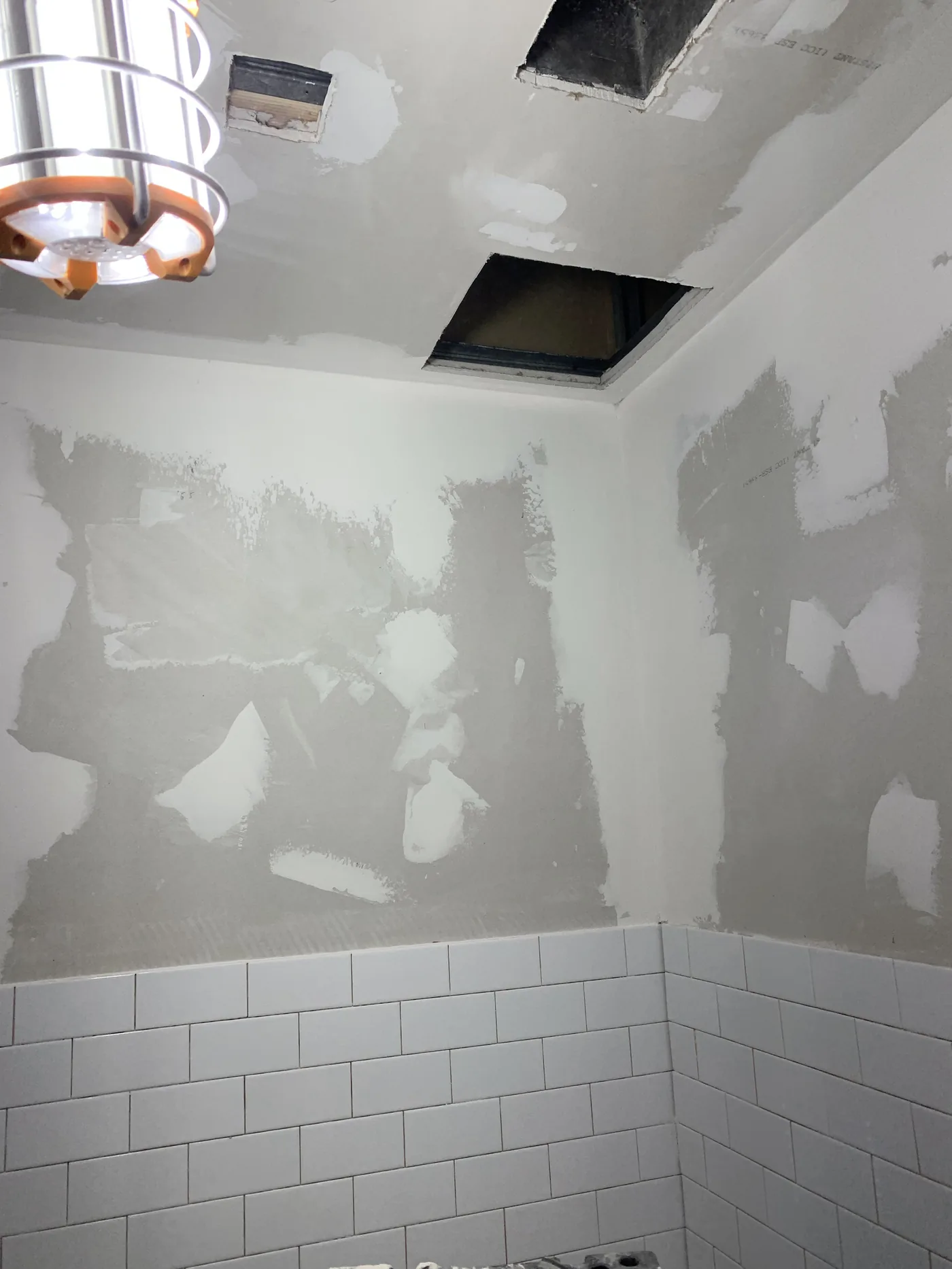 Wall preparation and compound work before painting and final finishes