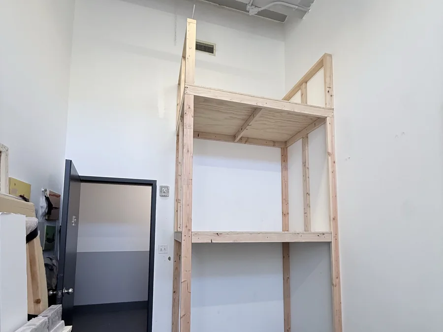 A Custom Art Storage Rack for an Artist's Studio in Astoria, Queens