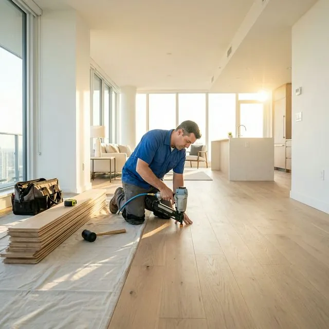 Professional flooring installation in NYC