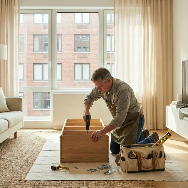 Professional bed frame assembly in NYC